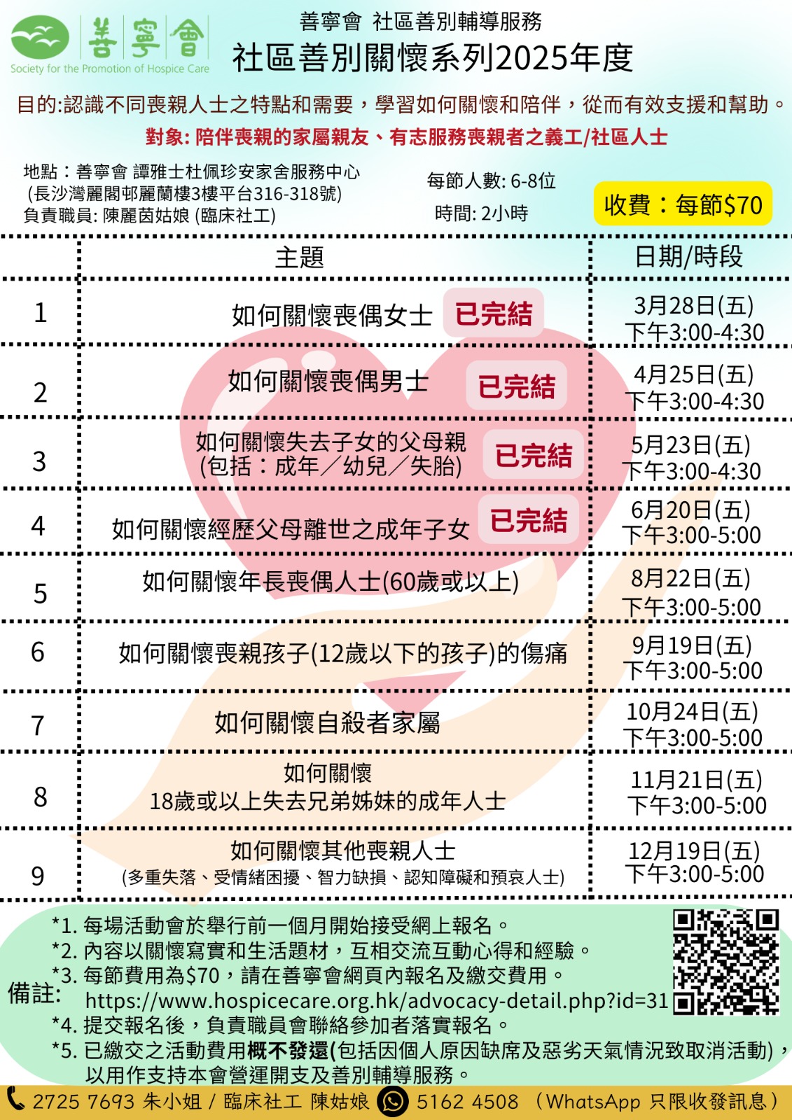 社區善別關懷系列2025年度